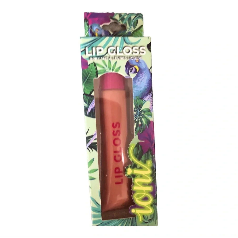 2 High shine lip gloss in sheer fuchsia, Melon,‎ Fuchsia, sheer red, Warm nude